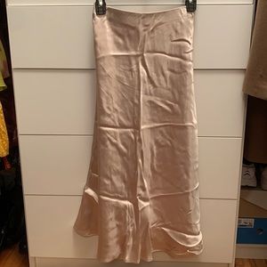 H&M Champagne Viscose Skirt